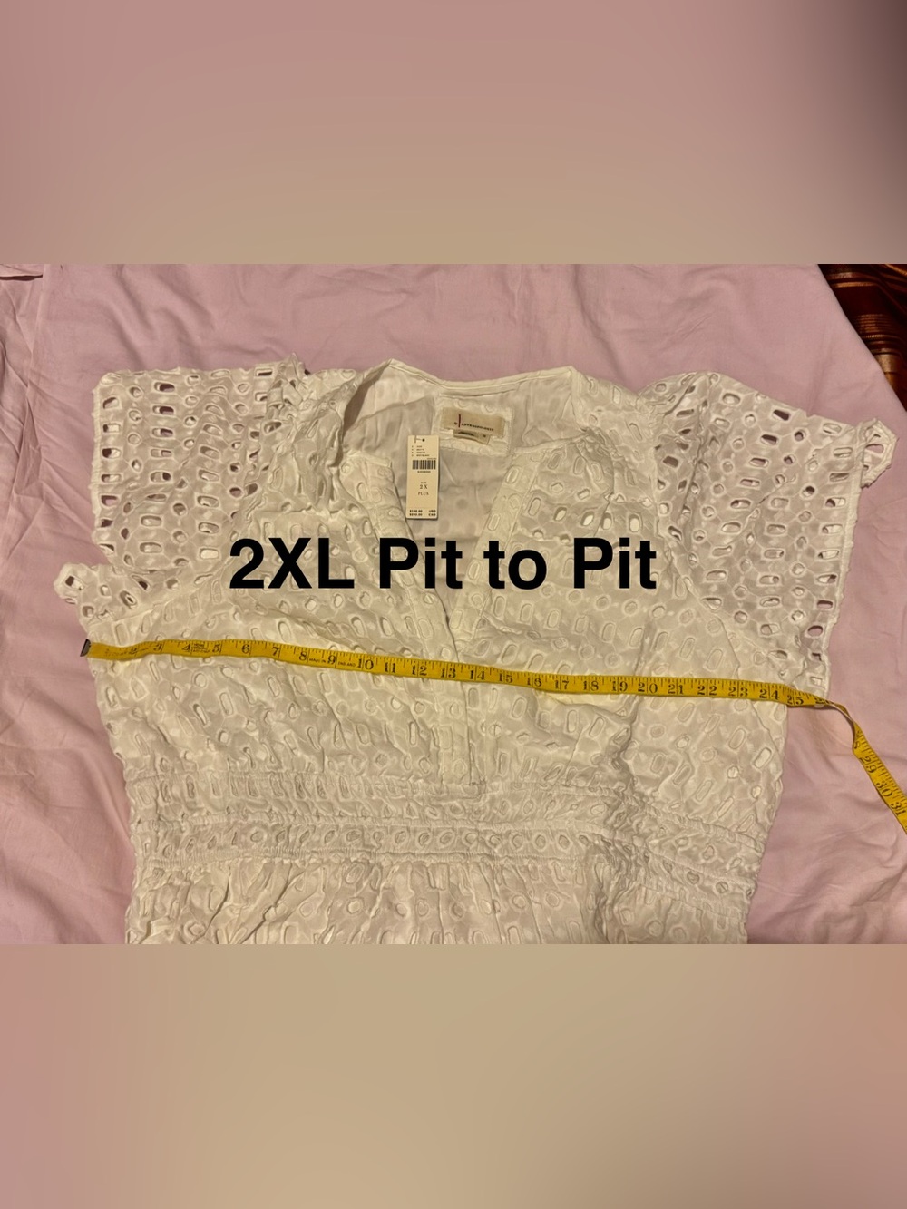 NWT Anthropologie Somerset Maxi Dress Eyelet Edition WHITE - Picture 14 of 16